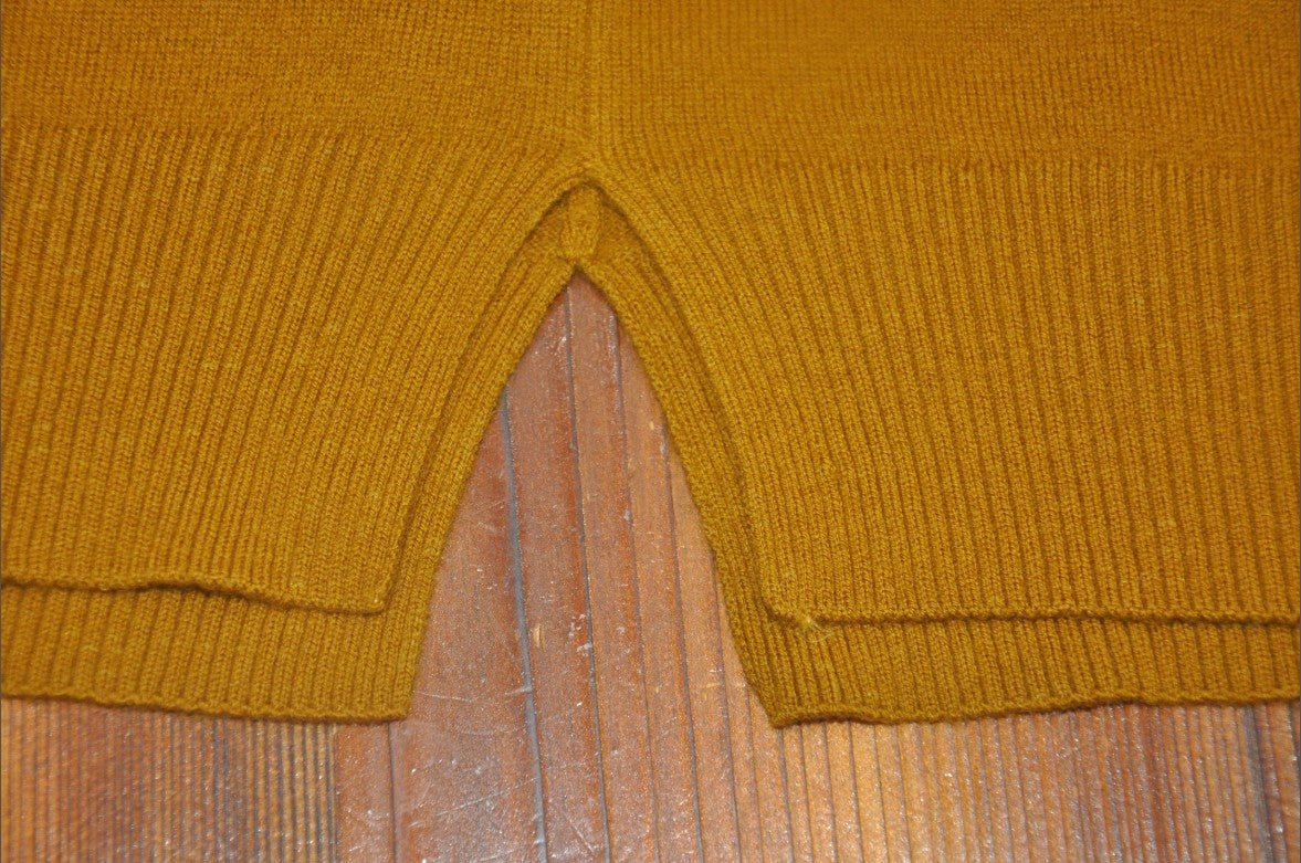 메종키츠네 크루넥 울 여성 가디건