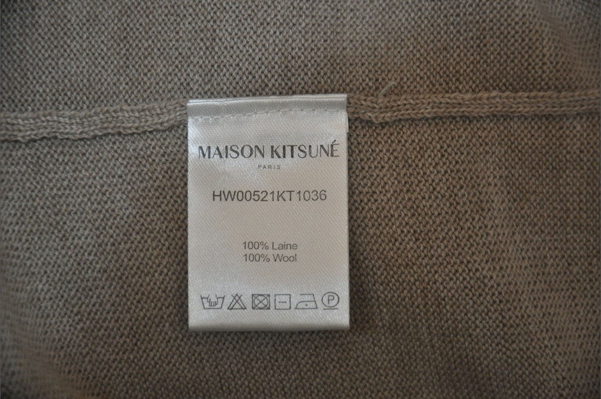 메종키츠네 싱글 폭스 여성 가디건