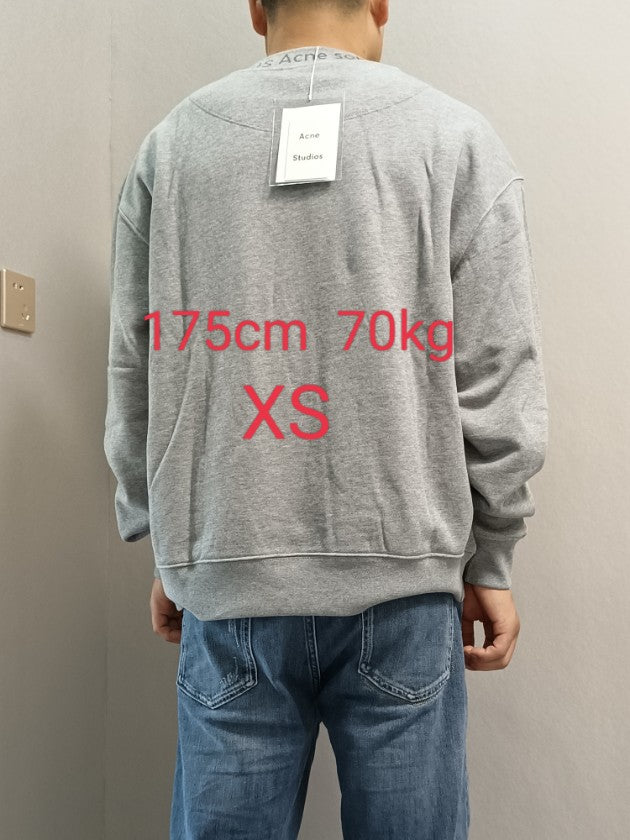 아크네스튜디오 넥 로고 맨투맨 BI0015