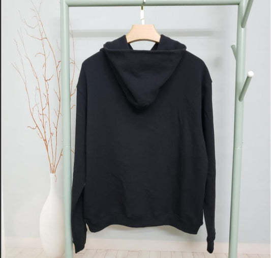 메종 마르지엘라 테이프 로고 후드티