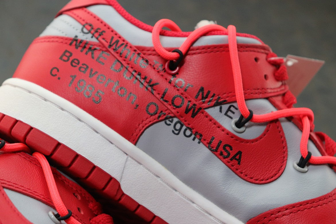 오프화이트 나이키 덩크로우 CT0856-600