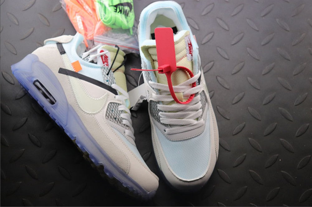 나이키 오프화이트 에어맥스90 AA7293-100