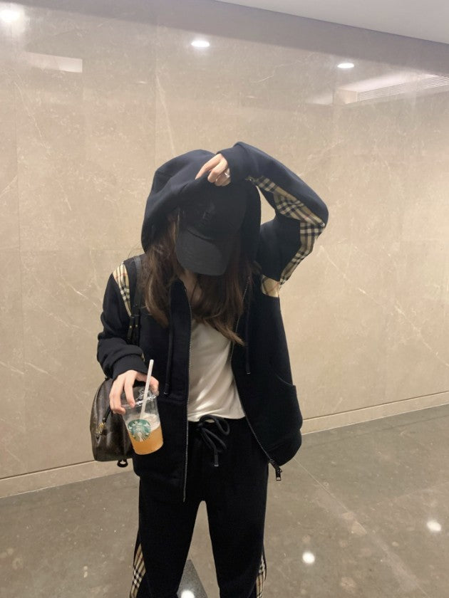 버버리 사이드 체크 바지