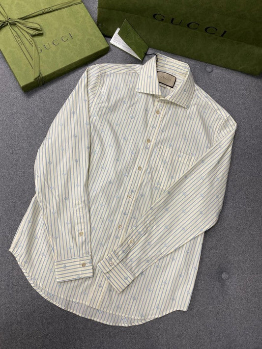 구찌 스트라이프 남방 셔츠