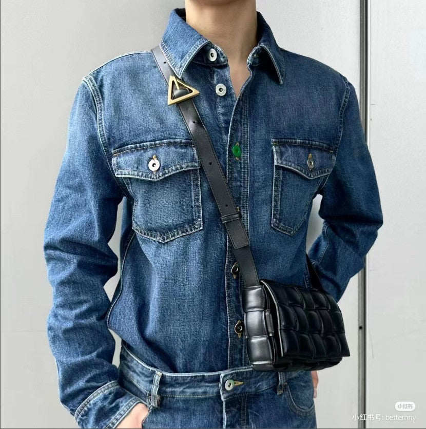 보테가베네타 데님 남방 셔츠