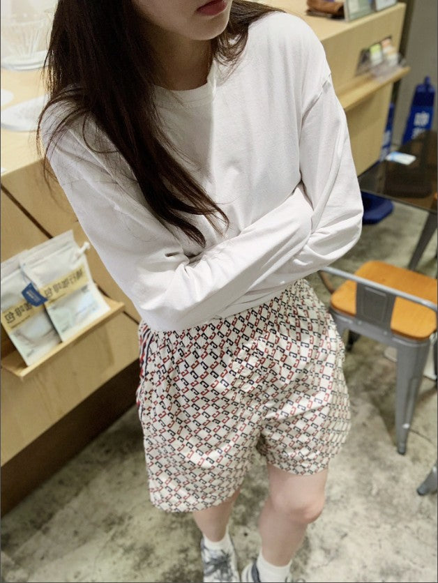 구찌 G로고 패턴 반바지