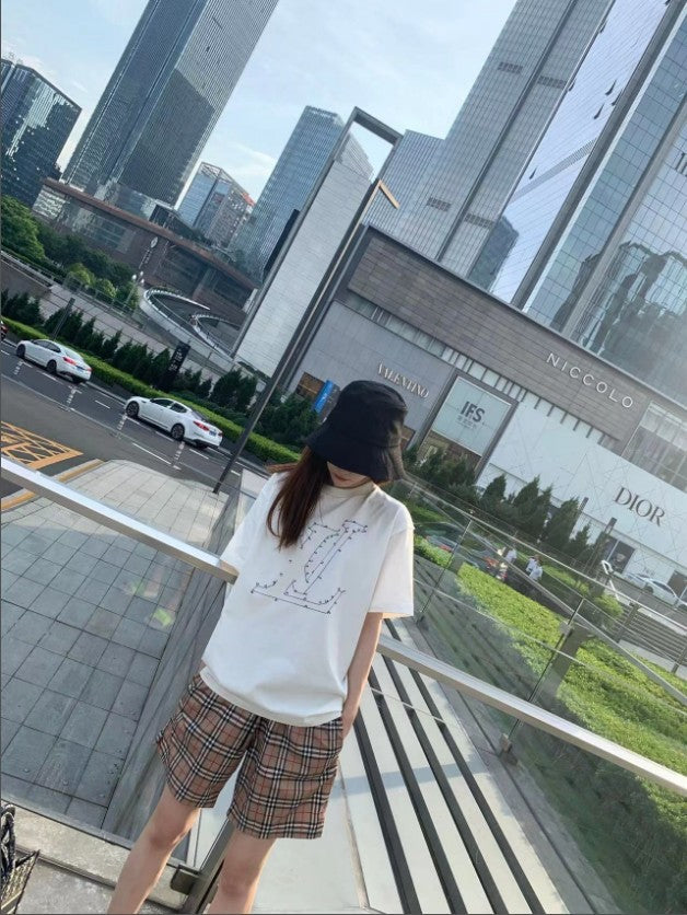 버버리 스몰 체크 반바지