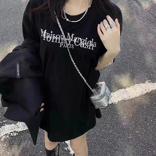 메종 마르지엘라 Tommy Cash 자수 로고 반팔티