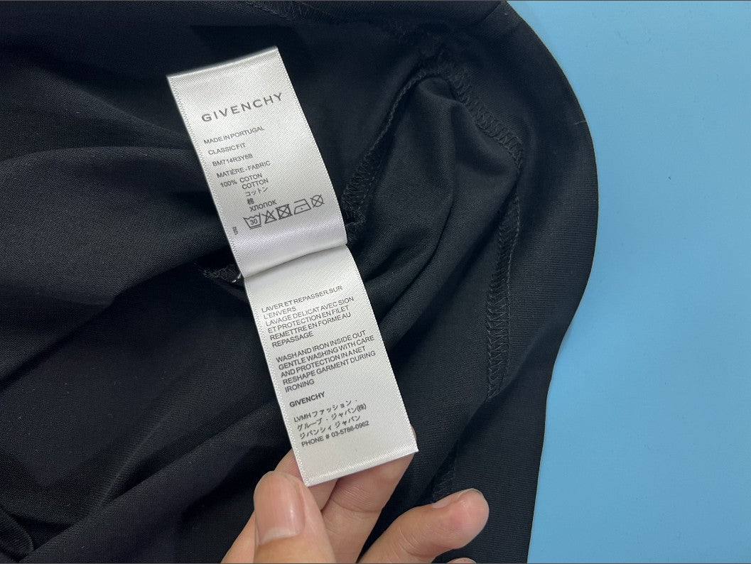 지방시 4D 로고 반팔티