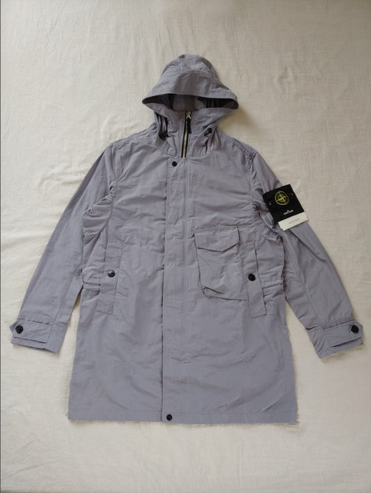 스톤아일랜드 마이크로 랩스 야상 롱 자켓 70222