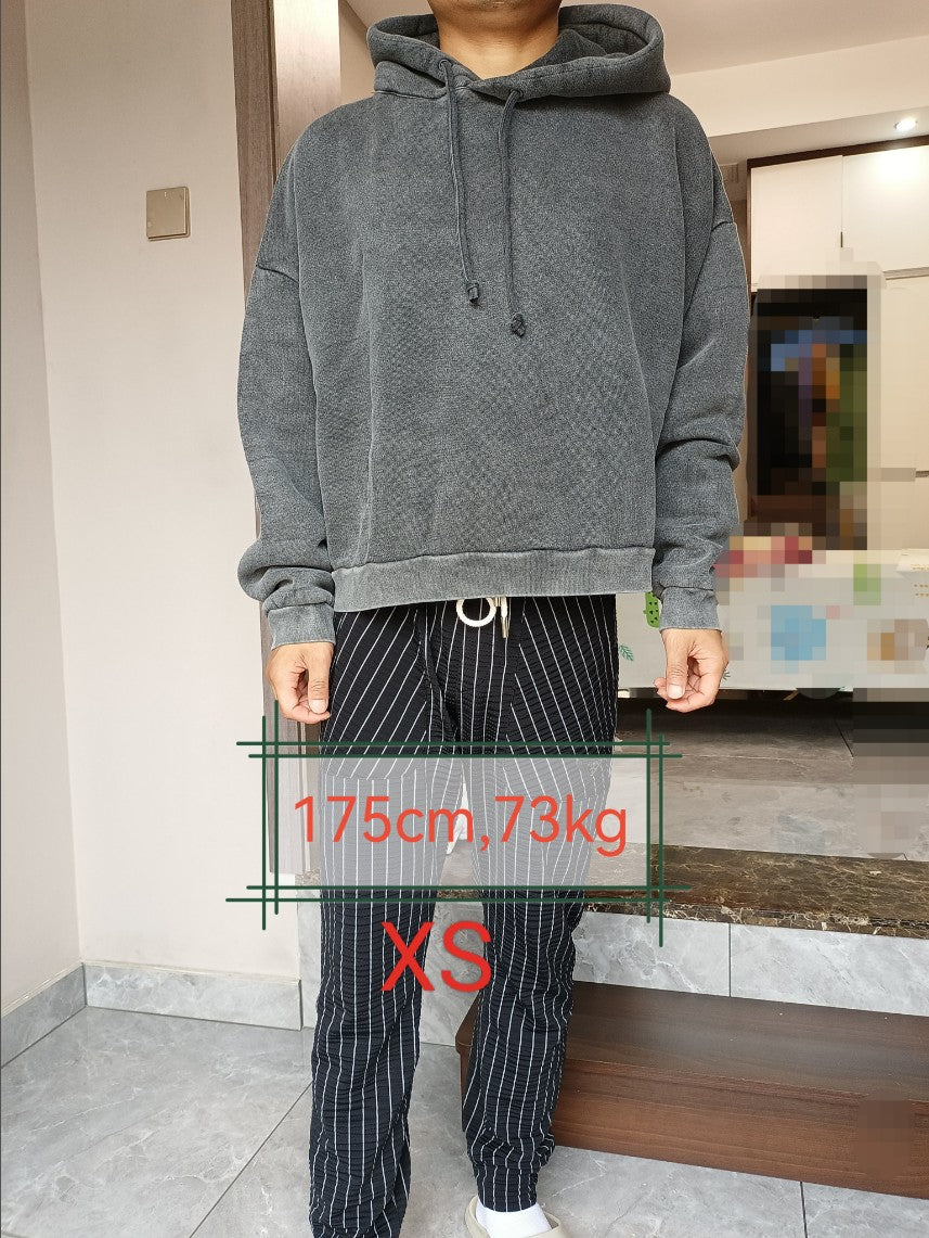 아크네스튜디오 페이드 워시 후드티 BI0178