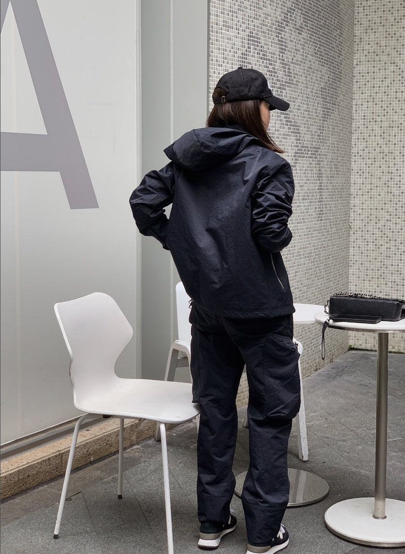 보테가베네타 테크니컬 나일론 후드 자켓