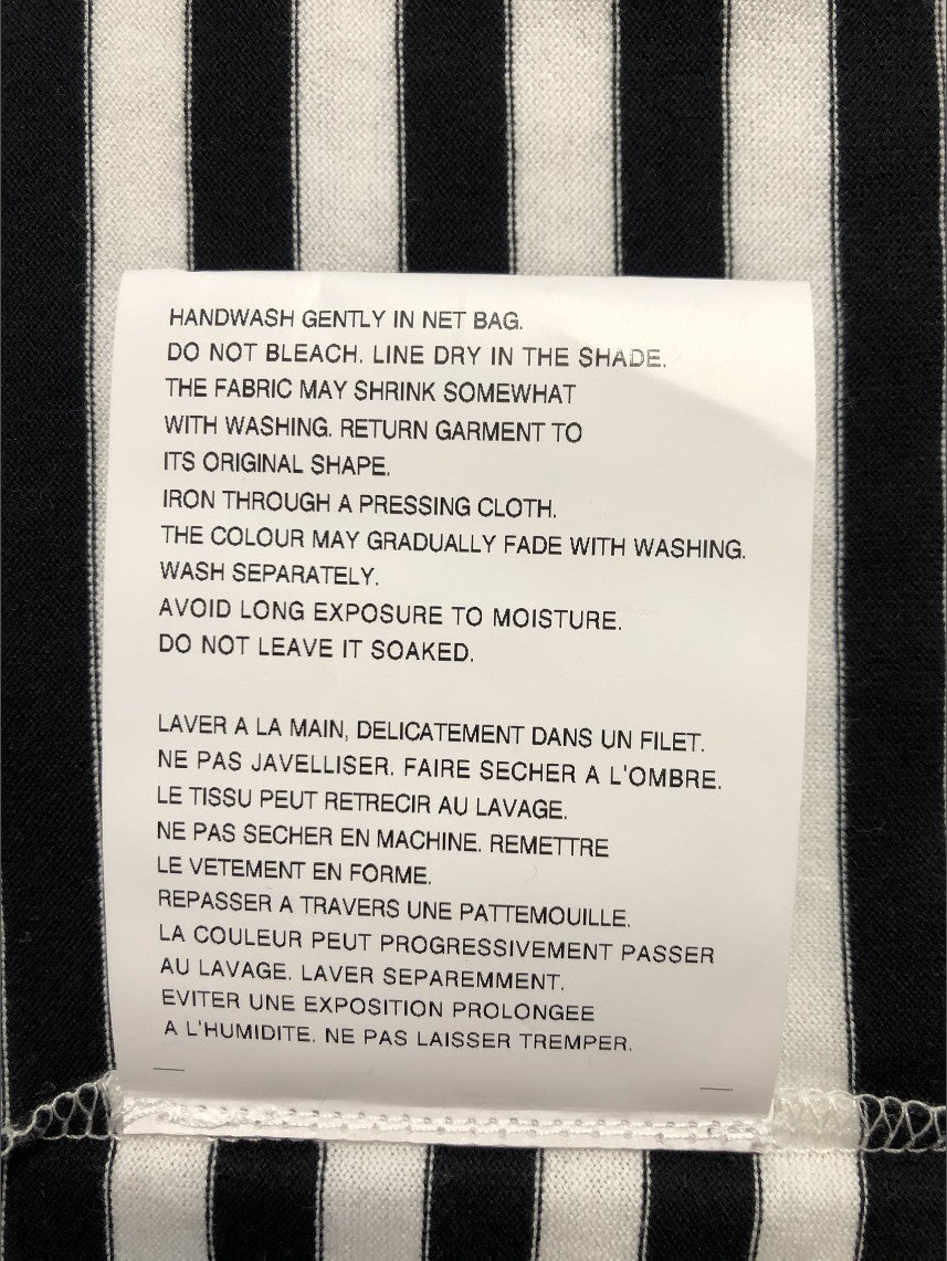 꼼데가르송 스트라이프 스몰하트 긴팔티