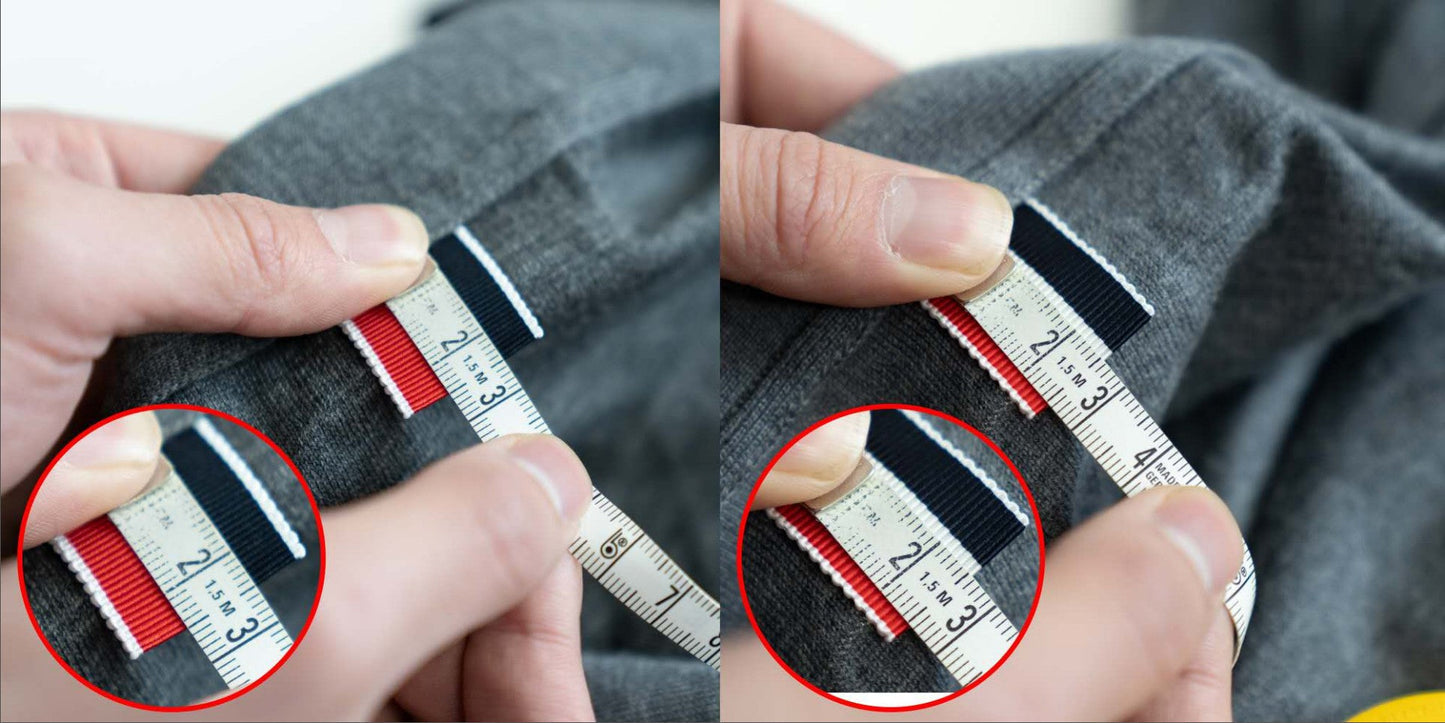 톰브라운 사선 완장 울 가디건