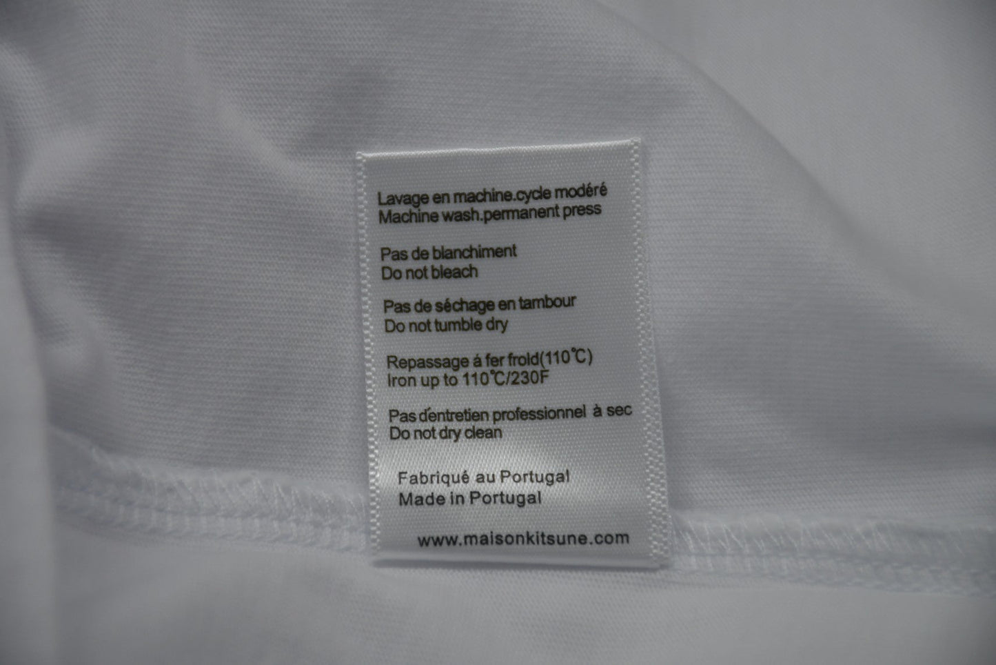 메종키츠네 클래식 폭스 로고 포켓 반팔티