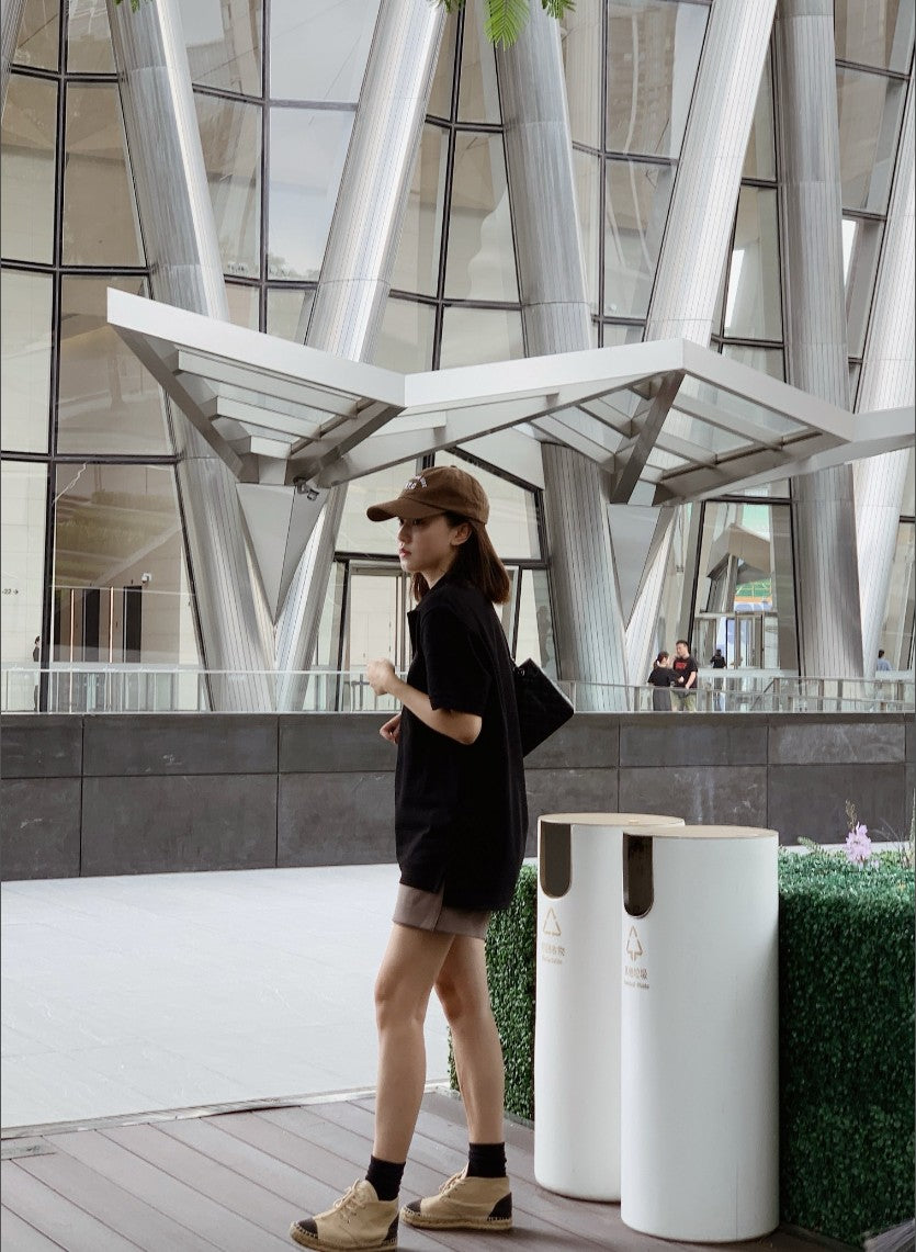 버버리 TB 자수 로고 카라 반팔티