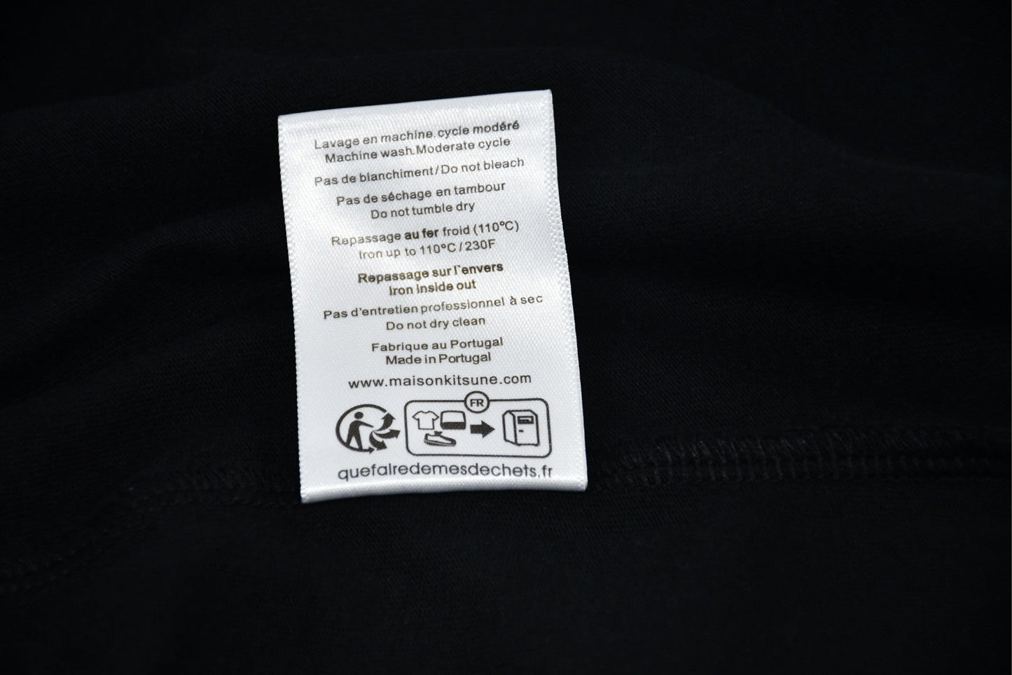 메종키츠네 그레이 폭스 오버핏 반팔티