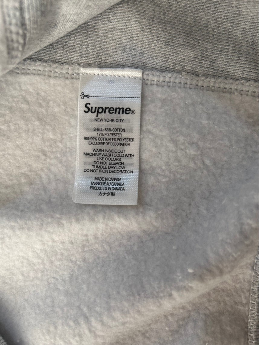 슈프림 카모 패치 오버핏 후드티