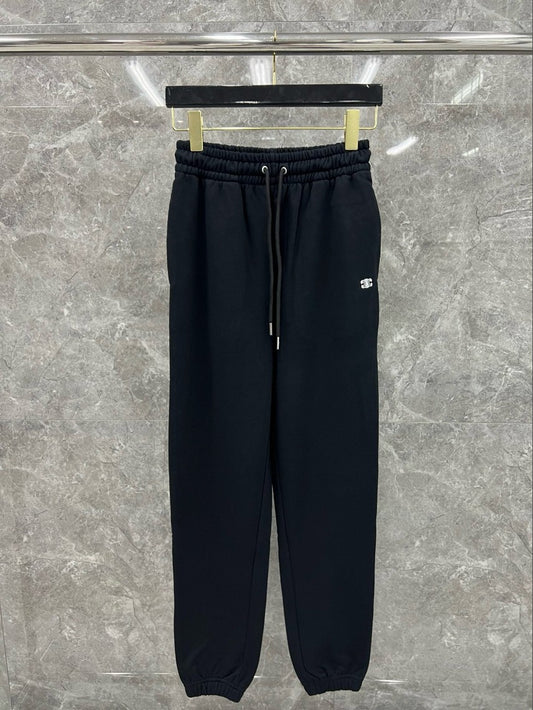 셀린느 자수 로고 조거 바지