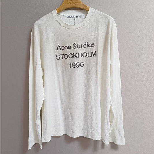 아크네스튜디오 워시드 긴팔티 CL0197
