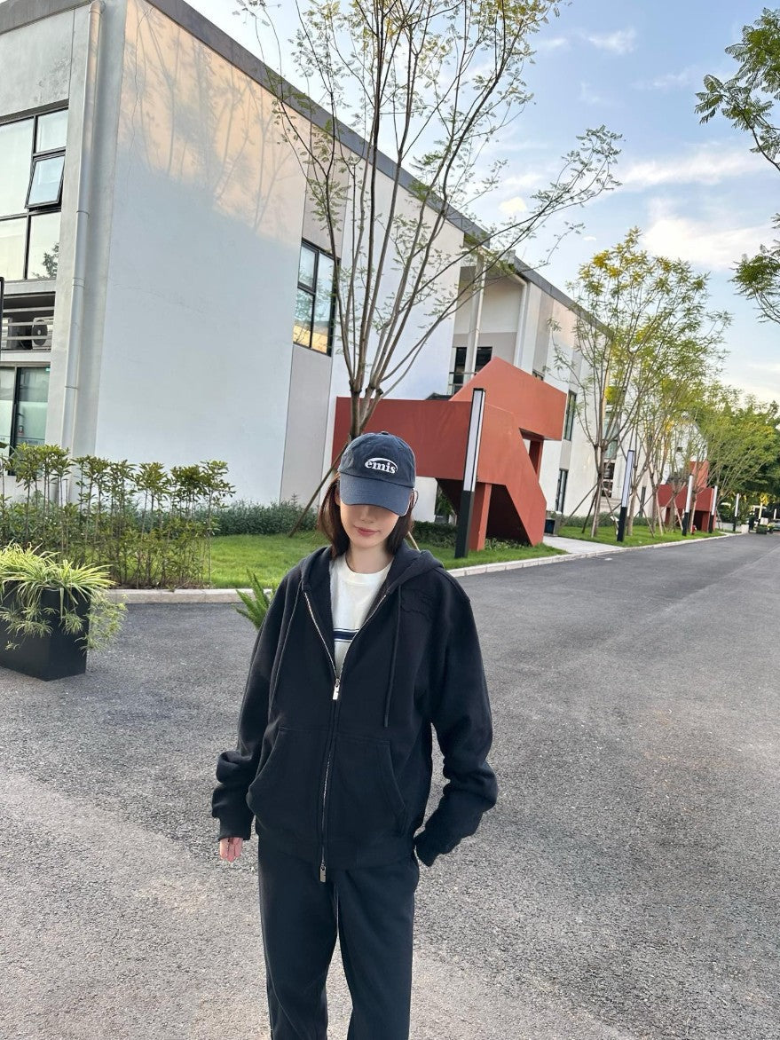 버버리 기모 투웨이 후드 집업