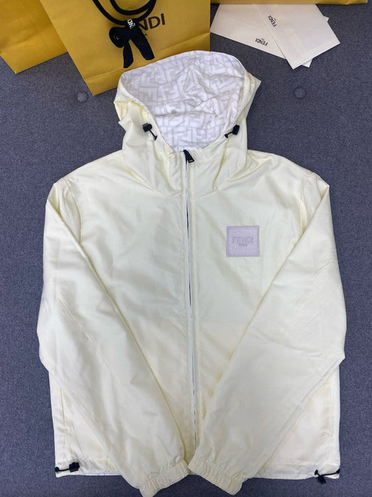 펜디 FF 로고 리버시블 후드 집업 자켓