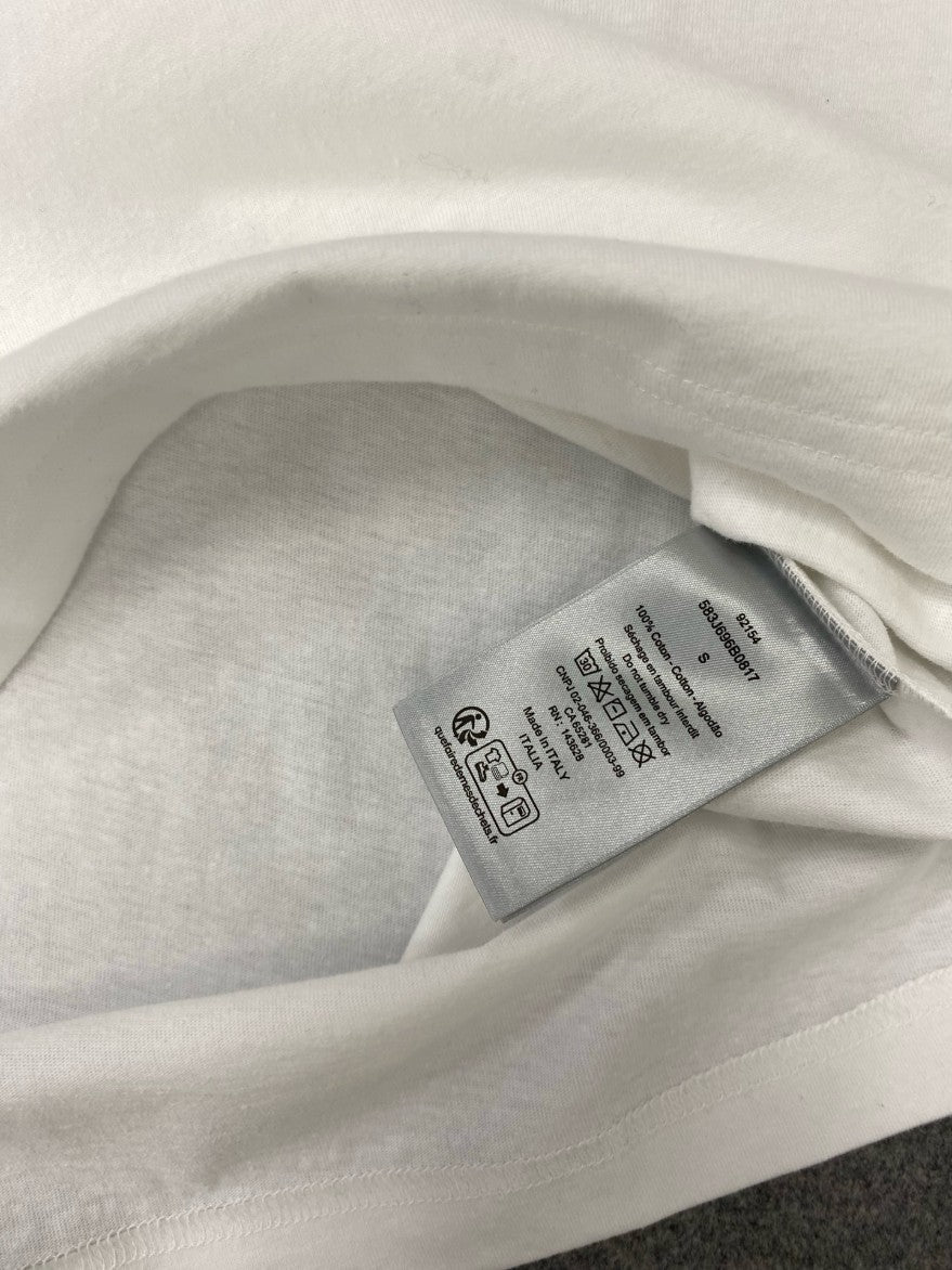 디올 프린트 로고 반팔티