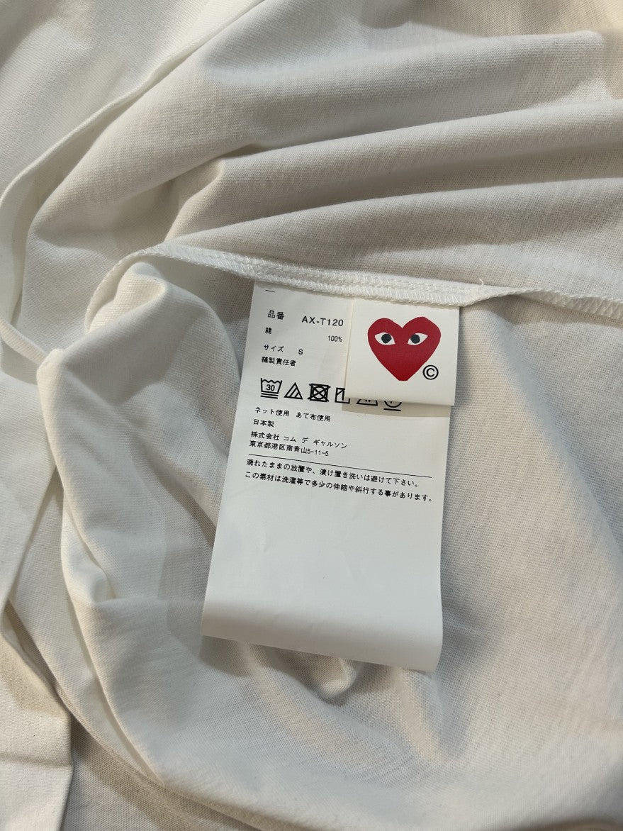 꼼데가르송 하트 로고 클래식 긴팔티