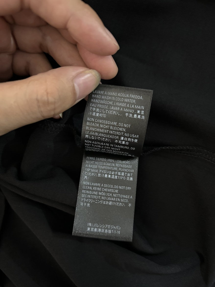 발렌시아가 웨이브 로고 클래식 반팔티