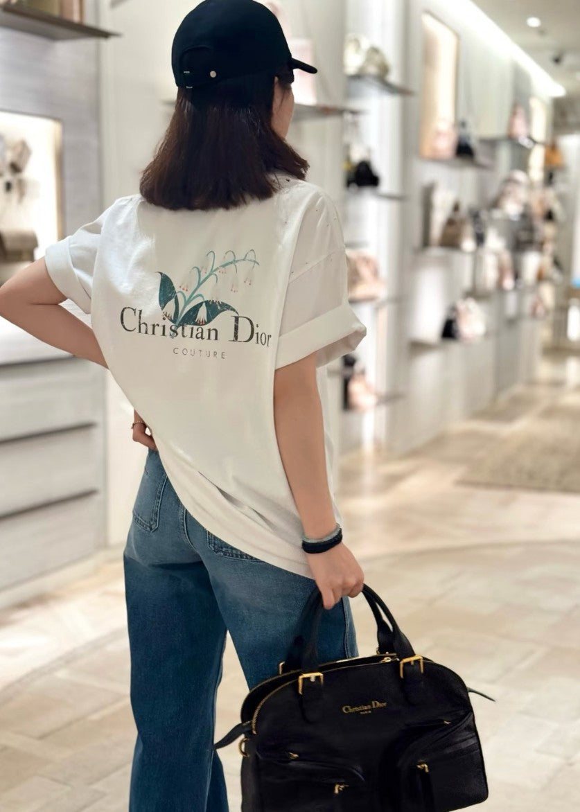 디올 데미지 워싱 반팔티