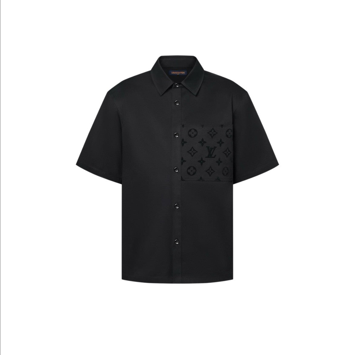 루이비통 가슴 포켓 LV 로고 반팔 남방 셔츠