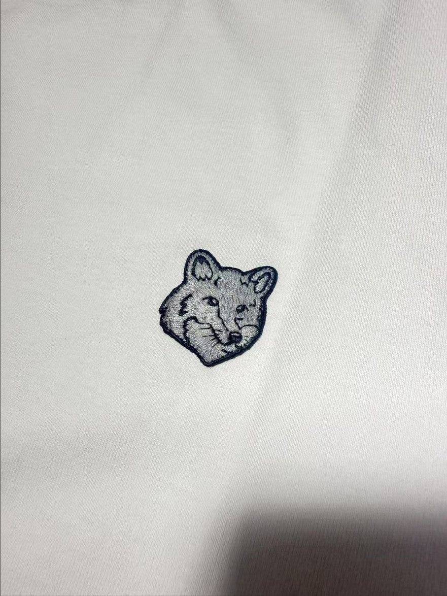 메종키츠네 그레이 폭스 오버핏 반팔티