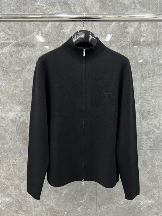 디올 투웨이 울 니트 집업