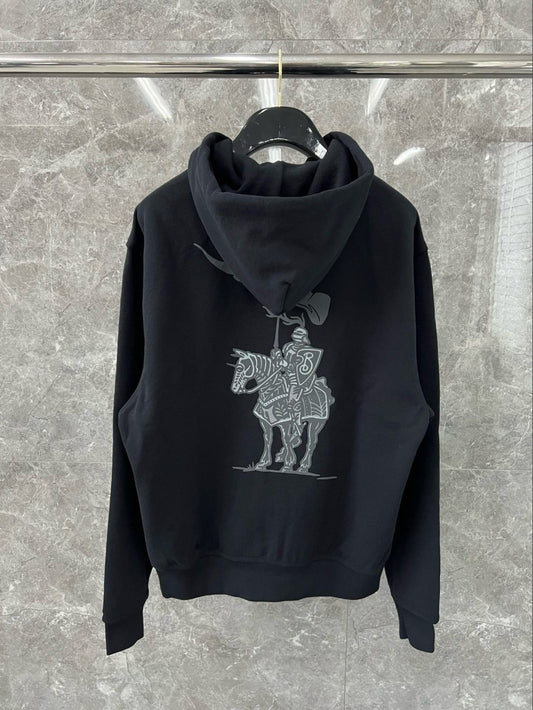 버버리 방패 로고 후드 집업