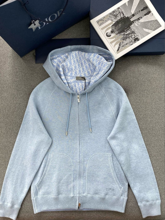 디올 오블리크 캐시미어 후드 집업