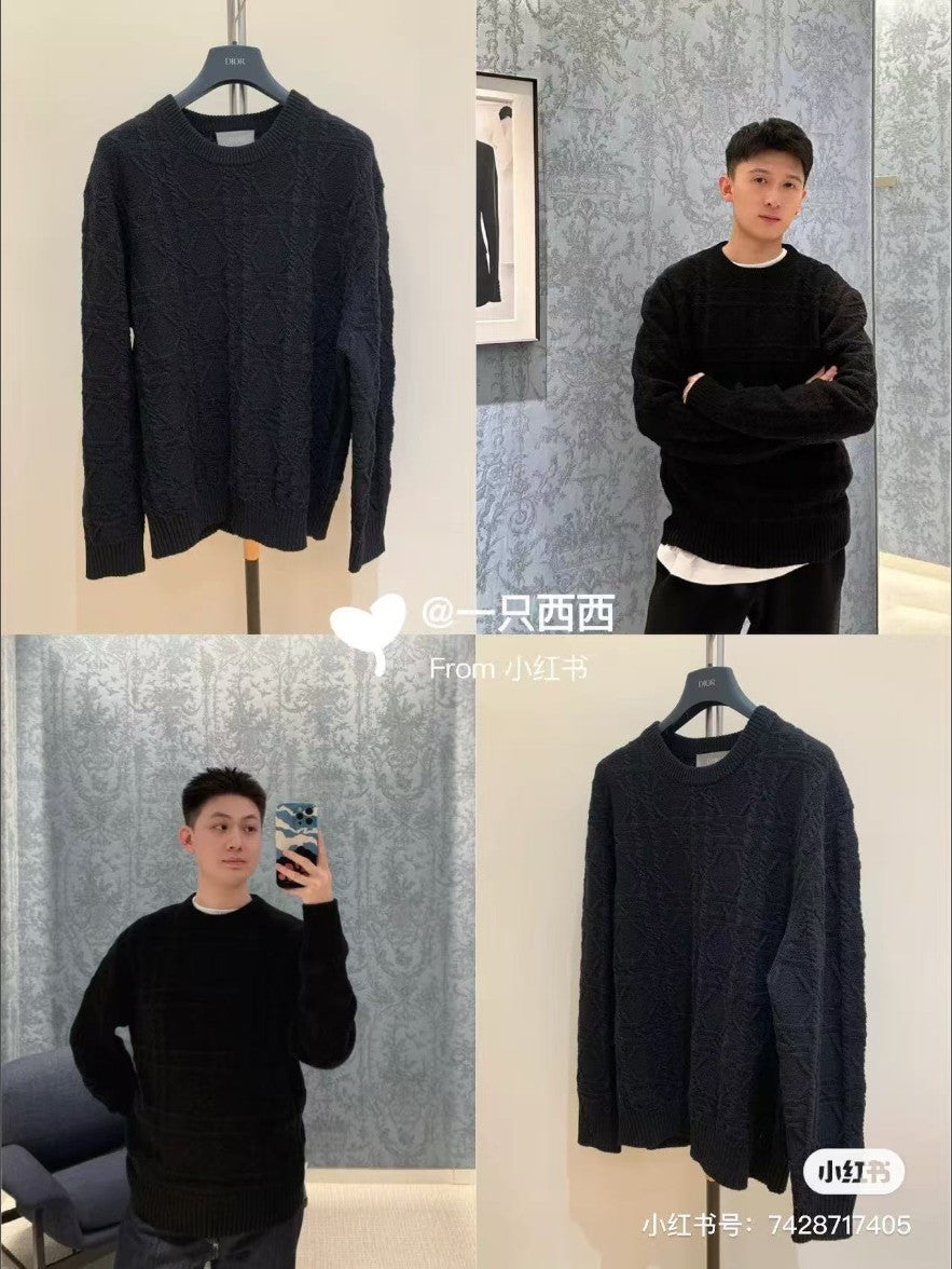 디올 까나쥬 캐시미어 풀오버 니트