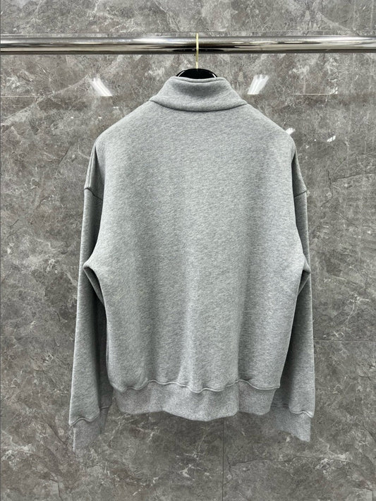 디올 CD 입체 로고 기모 반집업 맨투맨