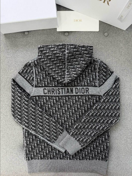 디올 여성 오블리크 리버시블 후드 집업