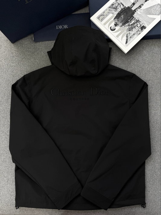 디올 자수 로고 후드 집업 자켓