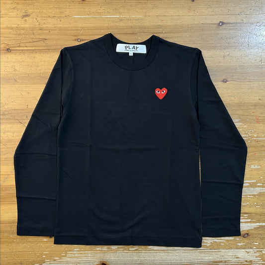 꼼데가르송 하트 로고 클래식 긴팔티