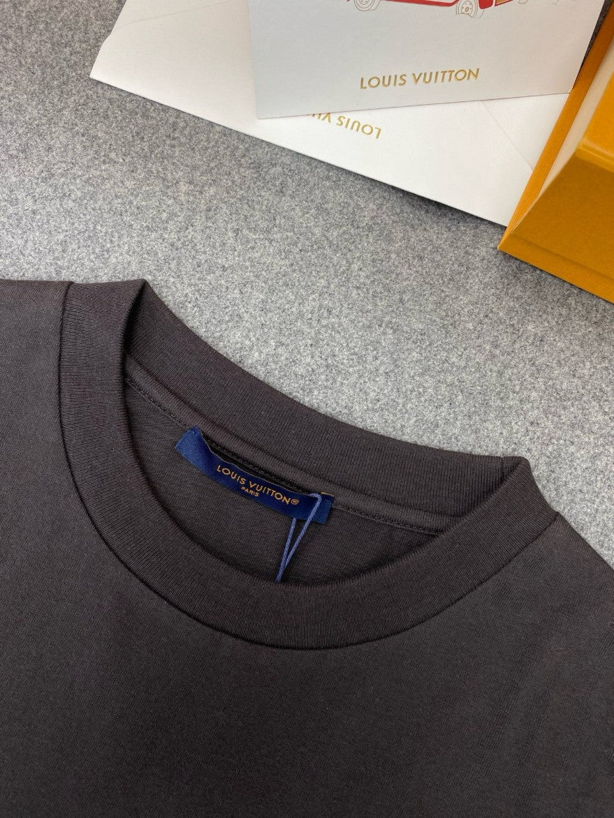 루이비통 LV 프린트 로고 반팔티