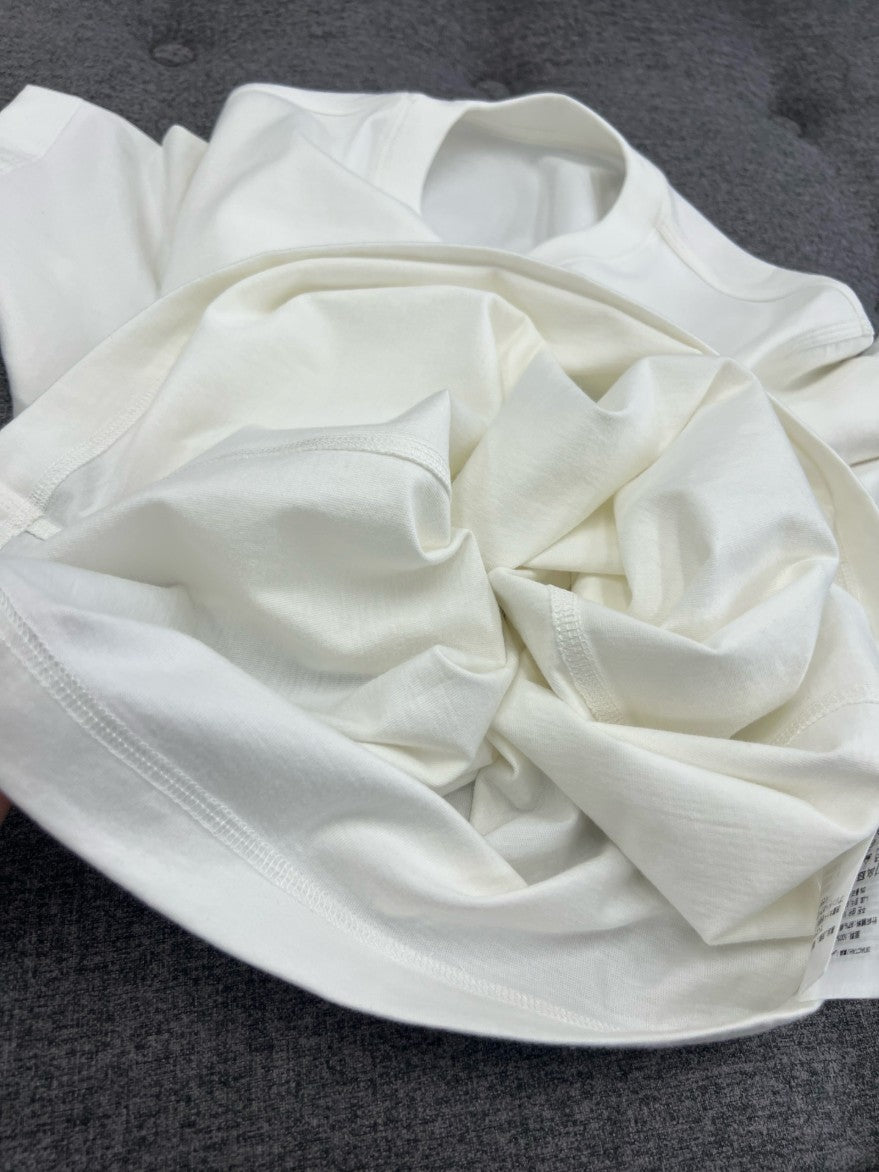 버버리 그린 자수 로고 반팔티