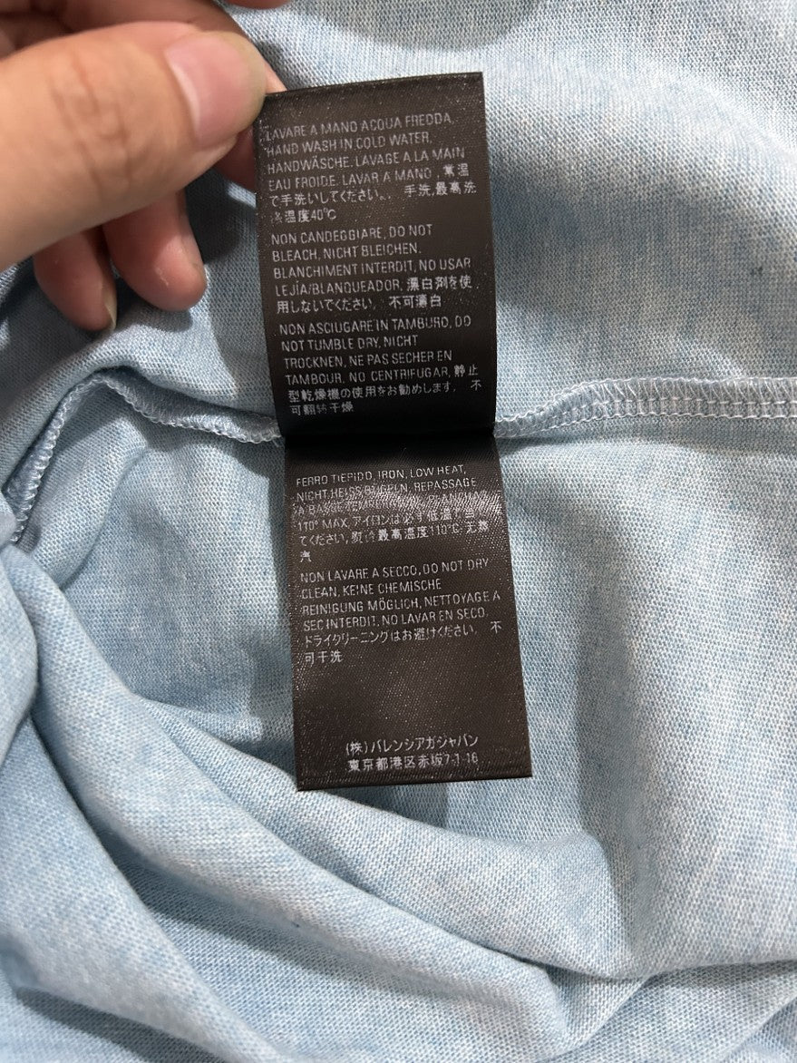 발렌시아가 웨이브 로고 클래식 반팔티