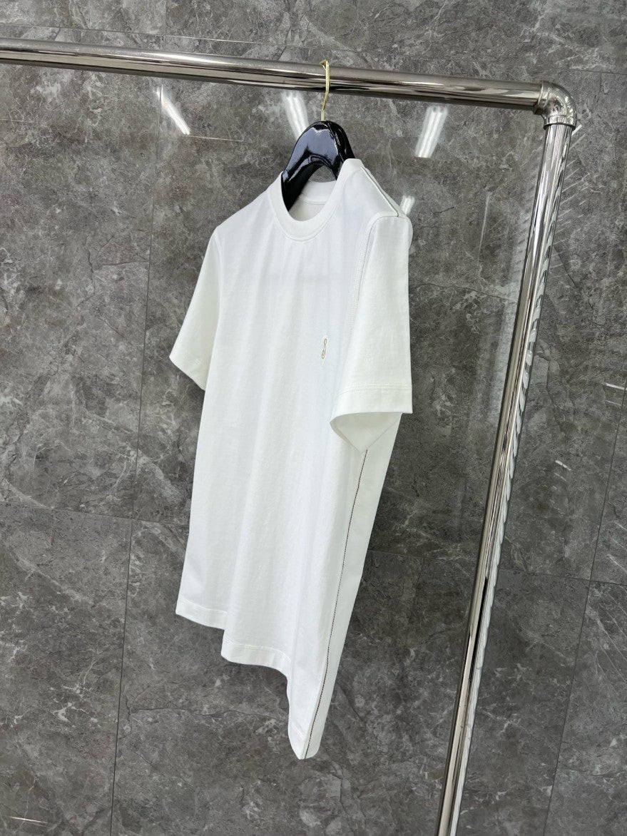 버버리 자수 로고 사이드 스티치 반팔티