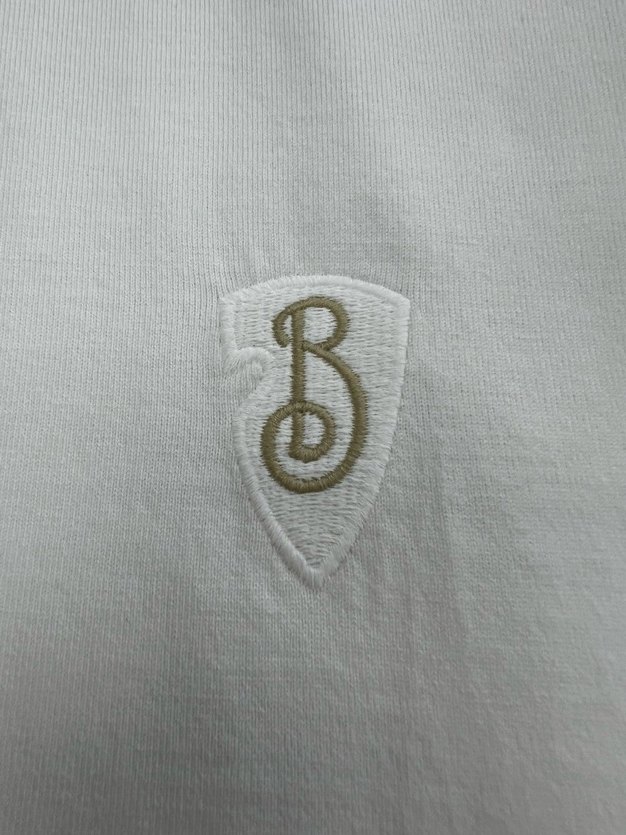 버버리 자수 로고 사이드 스티치 반팔티