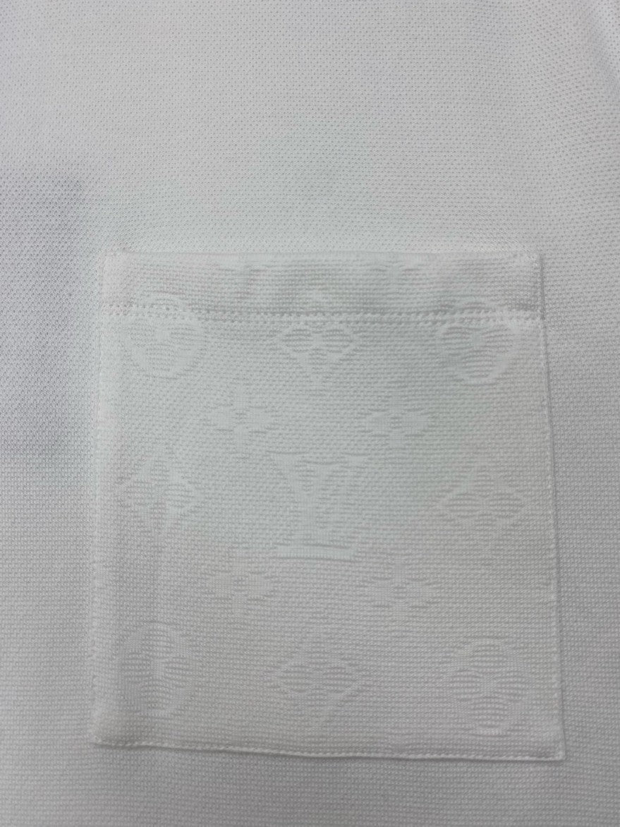 루이비통 포켓 LV 로고 반팔티