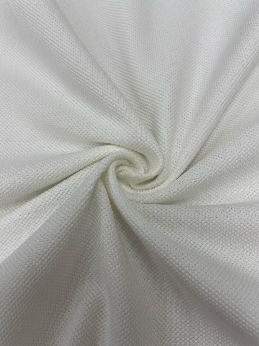 톰브라운 소매 삼선 피케 반팔티