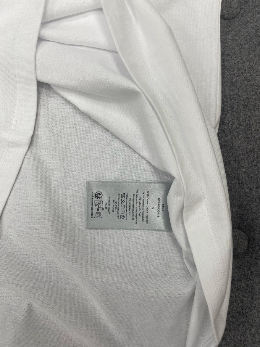 디올 스몰 레터링 로고 반팔티