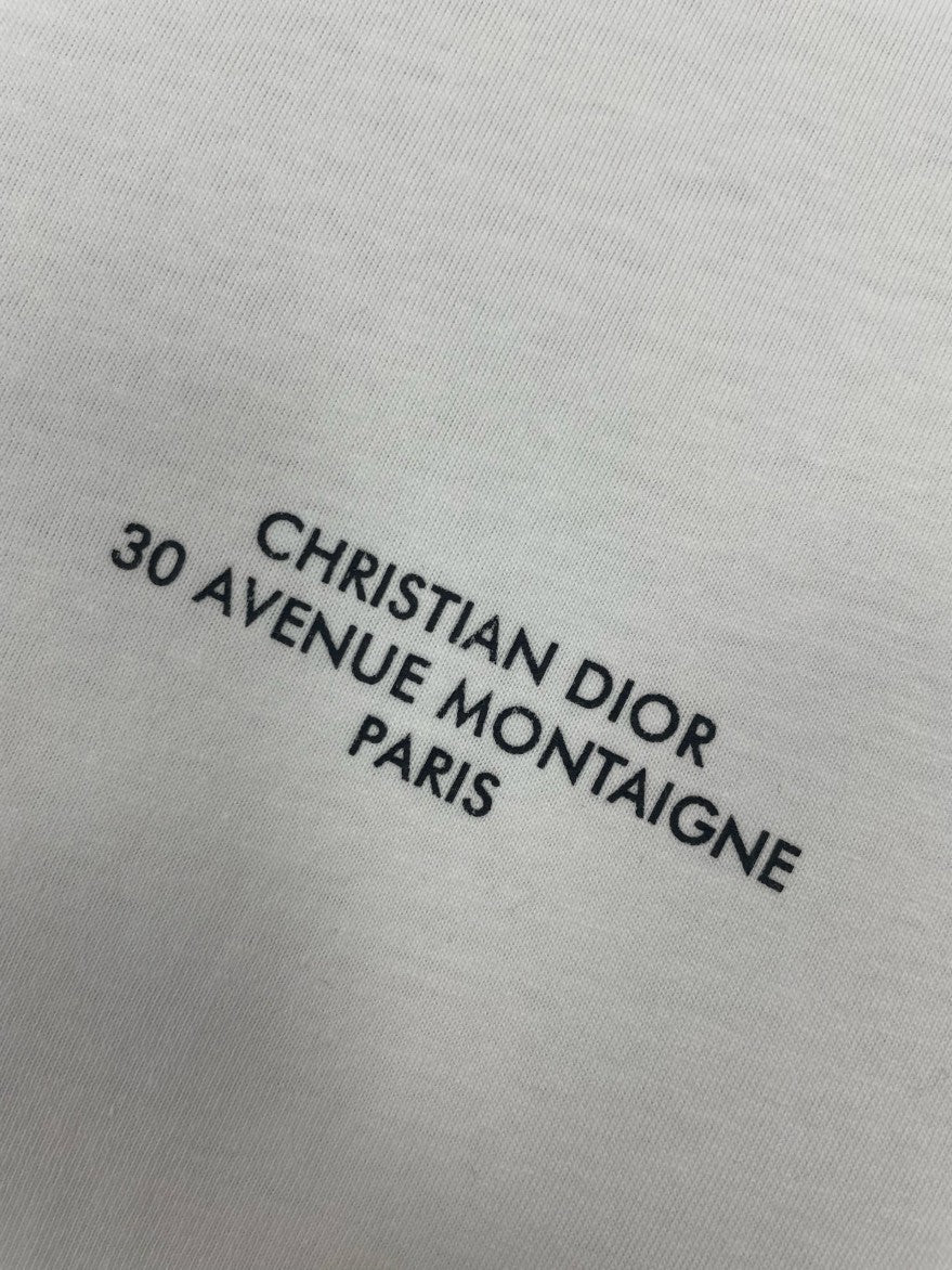 디올 스몰 레터링 로고 반팔티