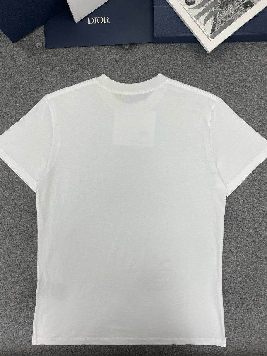 디올 스몰 레터링 로고 반팔티